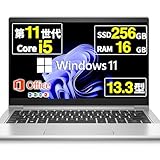 【整備済み品】 ノートパソコン Probook 430 G8 13.3インチ Core i5-1135G7 第11世代 Windows11 Office 2021搭載 Wi-Fi type-C (SSD:256GBメモリ:16GB)