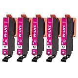 エプソン用 SAT SAT-M 互換 インクカートリッジ マゼンタ 5本セット 増量版【残量表示】対応機種 EP-712A EP-713A EP-714A EP-715A EP-716A EP-812A EP-813A EP-814A EP-815A EP-816A