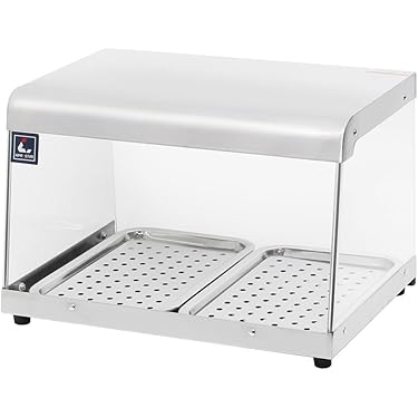 Amazon | 業務用フードケース ホットショーケース 3面ガラス(背面扉