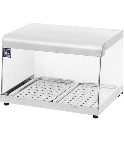 フードケース（業務用）シルバー Amazon | 業務用フードケース ホットショーケース 3面ガラス
