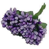 12PCS / lot桑のパーティー繊細な花の雄虫ワイヤーステム/結婚式の刃ステムズウェディングボックスの装飾