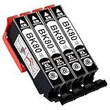 ICBK80L ブラック4本 増量版 エプソン用 新互換インクカートリッジ 残量表示付き 最新型ICチップ付き A.I.S製品