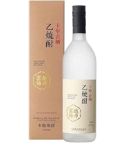 Amazon.co.jp: 越乃寒梅 十年古酒 乙焼酎 720ml 在庫限り : 食品・飲料