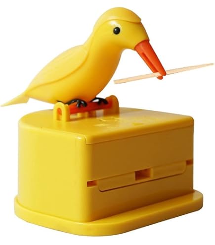 Amazon｜かわいい 鳥 自動 楊枝入れ ようじいれ 爪楊枝入れ 楊枝ケース