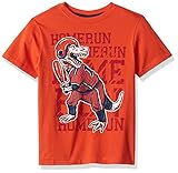 Gymboree Big Boys' Short Sleeve Baseball Dino Tee Fire Chili S [並行輸入品]