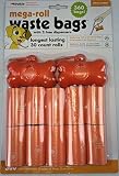 Petkin Mega-Roll Waste Bags with 2 Dispensers-360 Bags Longest Lasting Ten 30 Count Rolls [並行輸入品]