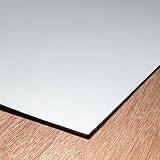 川島材木店 白色ポリベニヤ 913x920x2.5mm 厚み2.5mm 2枚セット 耐水合板　F4