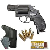 【フルセット＋】S&W M360J SAKURA HW Black（発火式モデルガン/完成品＋スペアカート＋火薬キャップ100cap＋ホルスター＋オリジナル軍手）