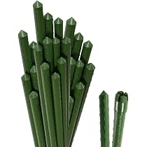 Amazon | 国華園 支柱 直径11mm 長さ90cm 50本 イボ付 鋼管製 錆び