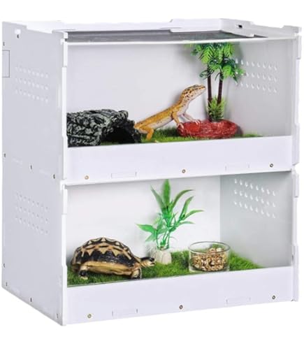 爬虫類ケージ、インキュベーター Amazon | 爬虫類飼育ケース、ペットインキュベーター8個PVC