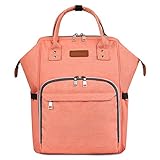 おむつバッグ、multi-funtion Water Resistant Travelバックパックベビーバッグfor Mom Dad with Strollerストラップ&変更パッド、Largeスタイ