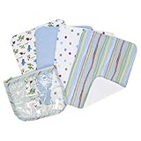 Trend Lab Dr. Seuss One Fish Two Fish Zipper Pouch and Burp Cloth Gift Set, Red/Blue by Trend Lab [並