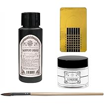 Amazon | ネイル アクリルリキッド アクリルパウダー スカルプブラシ