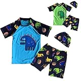 monoii ベビー 水着 男の子 赤ちゃん 水着 ベビー ラッシュガード 水着 子供 3点セット b335