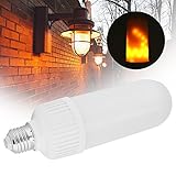  LED炎電球 金口E27 96LED LED電球 ほのお LED電球ろうそく 照明器具 ユニックな光 雰囲気良い 火を使う必要がない 安全性アップ 自然の火炎 電球 パーティー