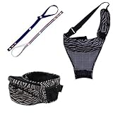 POLBAN　ポルバン　ポーチ本体・シングルショルダーセット（ゼブラブラウン）おもちゃホルダー付