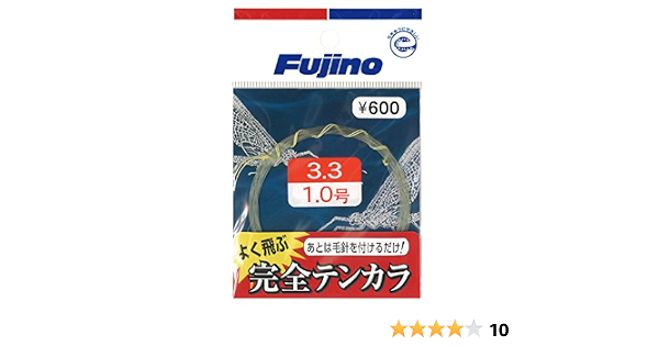 Amazon Co Jp Fujino フジノ ライン 完全テンカラ 3 6m 1 0号 スポーツ アウトドア