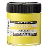 ニッカー ポスターカラー 130ml 27 レモンイエロー