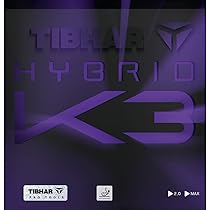 卓球ラバーハイブリッドK3 PRO (赤：厚) 卓球】【PICK UP】ティバー『ハイブリッド K3プロ』／新たに