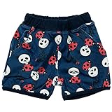 《初夏盛夏対応》 GARACH(ギャラッチ) 天竺総柄ショートパンツ 130cm/Nv NO.AH-1722109