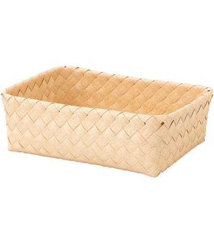Amazon.co.jp: スタックストー 収納カゴ ナチュラル スクエアM Timb