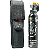 熊撃退スプレー 大型 ホルスター付 (全国の複数の国公立機関・地方自治体正式採用品) B-610-CS