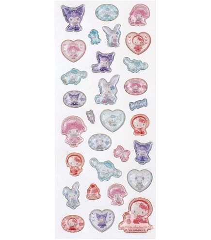 Amazon.co.jp: サンリオキャラクターズ[シールシート]ぷくっとシール