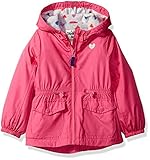 Osh Kosh Toddler Girls' Fleece Lined Patch Pocket Anorak Jacket Pink 3T [並行輸入品]