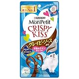 モンプチ クリスピーキッス キャットフード おやつ グレイビーソースかけ お魚&チキンセレクト 30g(3gx10)x5個