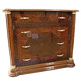 サルタレッリ フローレンス 4段ワイドチェスト (4引出し/収納家具/タンス/リビングチェスト)ウォールナット