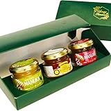 Honey Fusion(ハニーフュージョン) ニュージーランド政府承認 プレミアムマヌカハニー マヌカ&シークヮーサー マヌカ&ピーナッツ 3点ギフトセット(各50g)