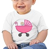 クール 子供 人気 ベビーカー 可愛い ポスター Ｔシャツ 体に合う White Size 12 Months