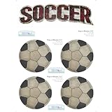 Soccer Ball Decal Stickers Boys Sport Theme Boy Wall Graphics Removable Vinyl Mural Sticker Decals C