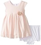 Marmellata Baby Girls' Pink Pleated Dress Pink 18 Months [並行輸入品]