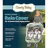 babyroues快適な赤ちゃんユニバーサルダブルジョギングベビーカーRaincover