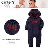 Cater's カーターズ Applique Hooded Fleece Jumpsuit マイクロフリース ジャンプスーツ 正規品｜18M