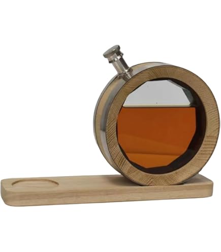 Amazon｜木製ワイン樽 木製オーク樽 ミニ樽 観察用の透明ガラス