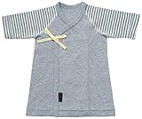 アンナニコラ 上質素材×こだわり仕様の短肌着 50cm ブルー NAI11011 日本製