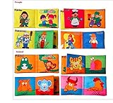 PW Surplus Children's Soft Cloth Books 3 Pack Perfect For Babies, Toddlers, Small Children - Teaches