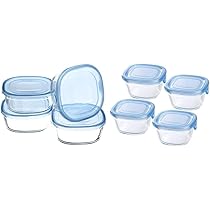 Amazon.co.jp: 【セット買い】 iwaki(イワキ) 耐熱ガラス 保存