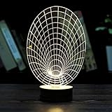 anboo USB LEDナイトライト光学式3dチェーンリンク照明レーザーカットデスクランプ
