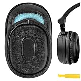 Geekria イヤーパッド互換性 パッド ソニー Sony MDR-NC40 ヘッドホンに対応 パッド イヤー/イヤーカップ (プロテインレザー/ブラック)