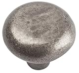 Atlas Homewares 331-P Distressed Collection 1.38-Inch Round Knob, Pewter [並行輸入品]