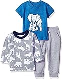 Little Me Baby Boys' 3 Piece Shirt and Pants Set Safari 24 Months [並行輸入品]