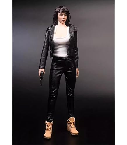 Amazon | ZYTOYS 1/6フィギュア 男性 PU コート ジャケット シューズ