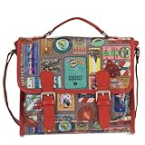 Oilily Tickets ショルダーバッグ  レッド OES1262-8500