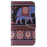 Zeebox Galaxy S5 手帳型 ケース カバー [生涯補償付き] 高品質 保護カバー カード収納 スタンド機能 マグネット式 Samsung Galaxy S5 対応 (ブラウン)