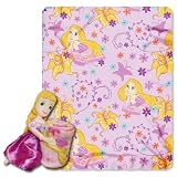 Disney, Rapunzel, Rapunzel 40-Inch-by-50-Inch Fleece Blanket with Character Pillow by The Northwest 