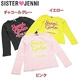(ジェニィ)JENNI ベア天竺 ラメロゴ 長袖Tシャツ 150 ピンク(070)
