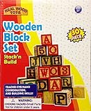 30 Piece Stack 'N Build ABC Wooden Blocks Set by Homeware [並行輸入品]